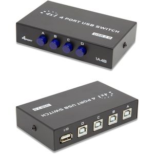 Chaveador Switch USB 2.0 4 x 1