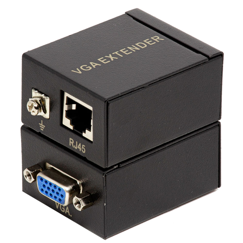 Extensor VGA via Cabo de Rede Até 60 Metros