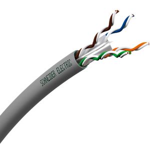 Cabo de Rede CAT6 U/UTP CM Schneider Cinza