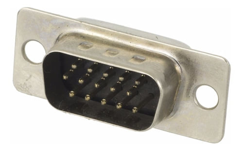 Conector HD15 Macho Solda