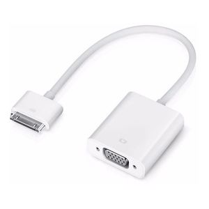Cabo Adaptador Dock para Saida VGA iPad / iPod com 20 Centímetros