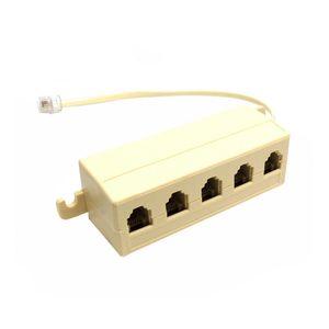 Adaptador RJ11 5 Fêmea x 1 Macho