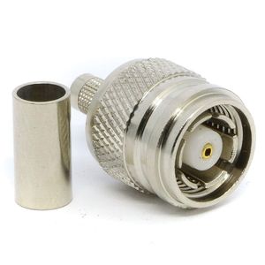 Conector N Macho Reto Crimp Cabo RGC58