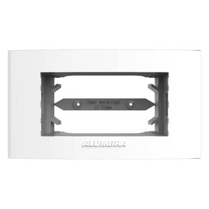 PLACA 1 MODULO BRANCA C/SUPORTE SFACIL