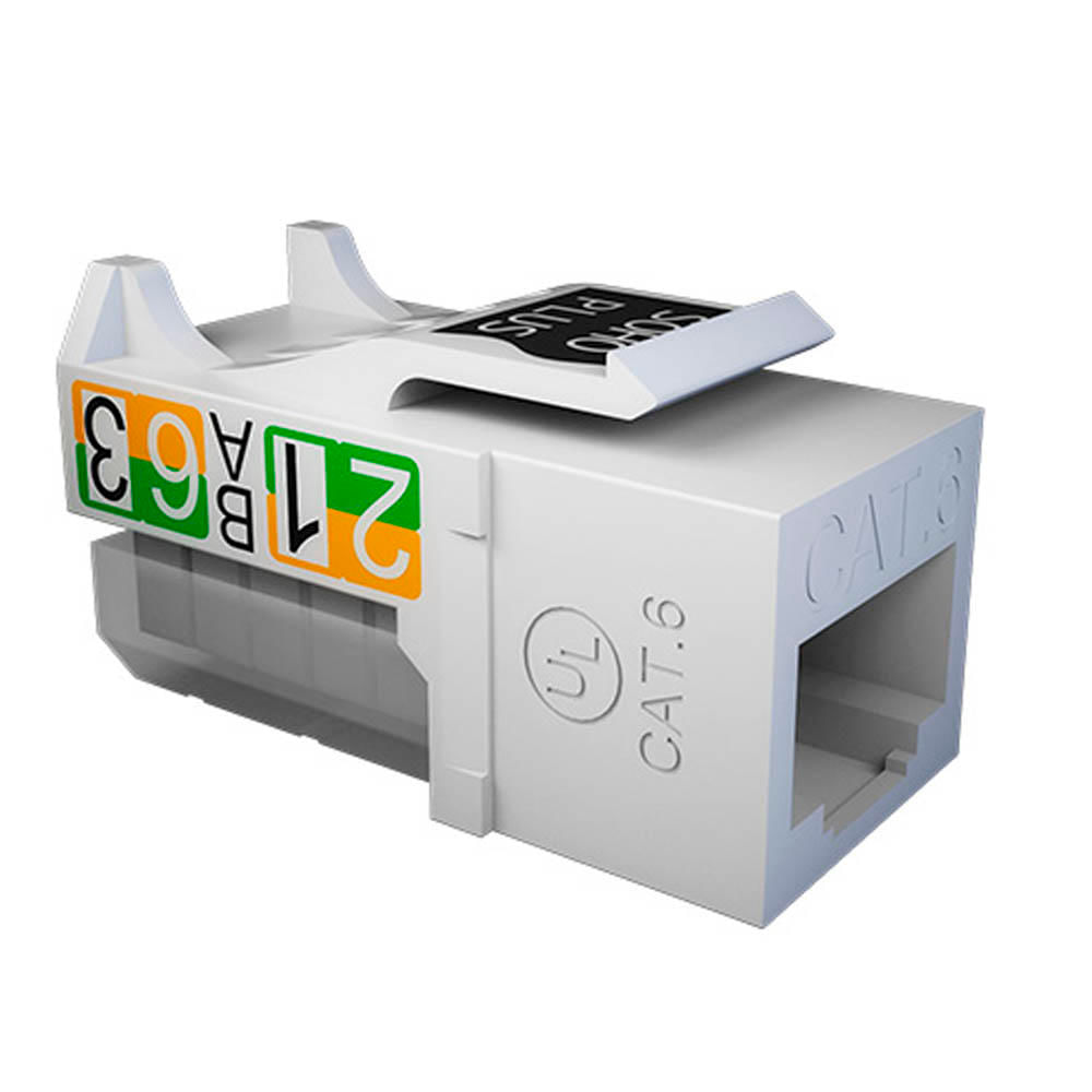 Keystone RJ45 Cat6 SohoPlus Branco