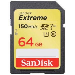 Cartão de Memoria 64GB MICRO SD 150Mbps - 4K
