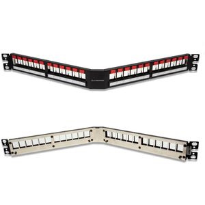 Patch Panel 24 Portas Descarregado Angular Furukawa
