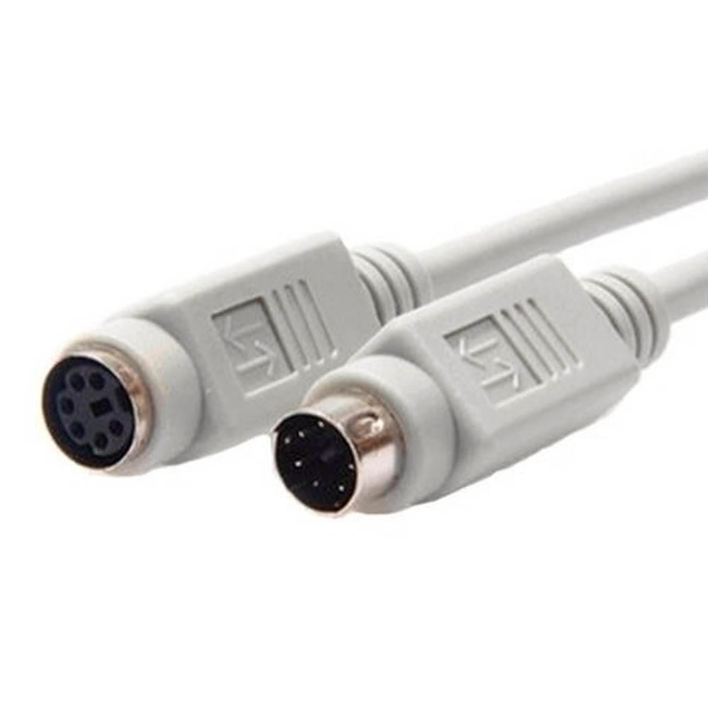 Cabo Extensor PS2 Macho x Femea - 3mts para Teclado