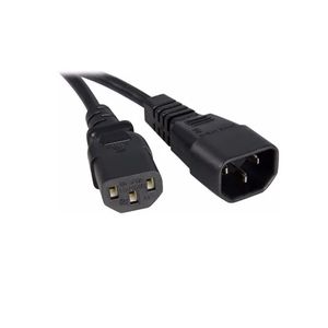 Cabo AC IEC C13 X C14 10A 1,80 Metros