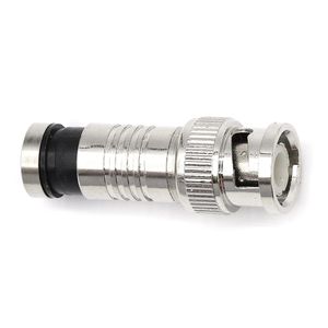 Conector BNC Macho RG59 Compressão Pino Fixo