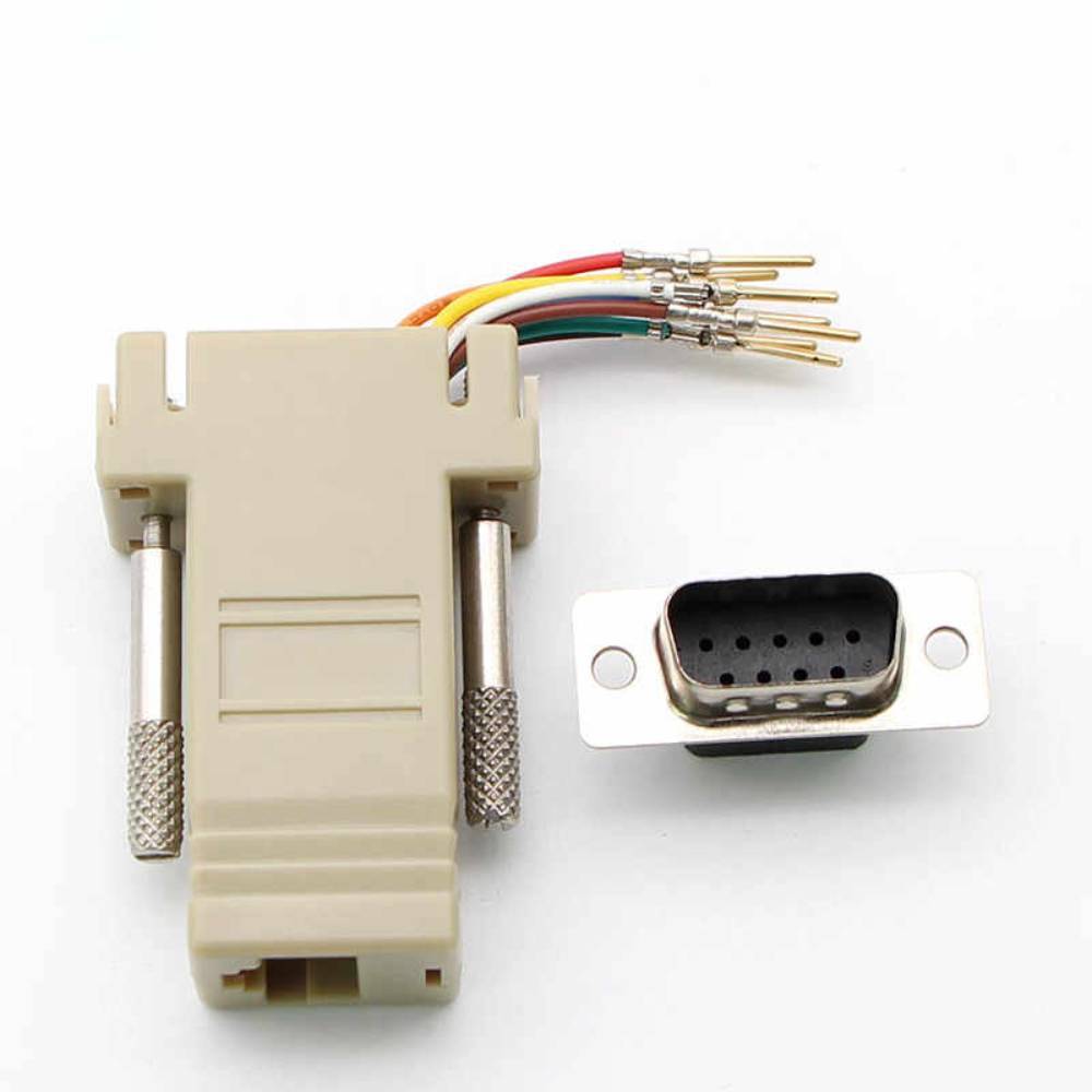 Adaptador DB9 Macho x RJ45 Fêmea