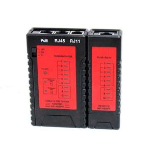 Testador de Cabos com Poe RJ11 / RJ45