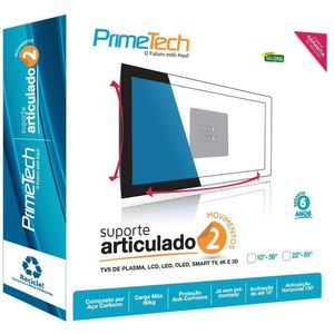 Suporte para TV Articulado 22'' a 65'' com 2 Movimentos