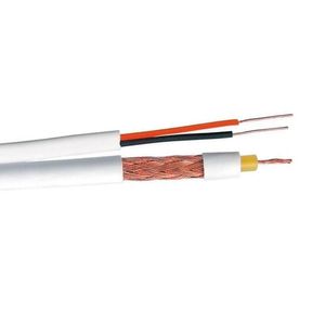 Cabo Coaxial 4mm 12V Branco