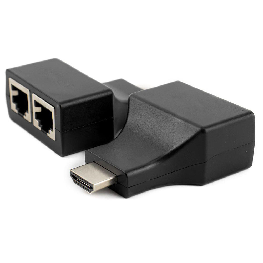 Extensor HDMI via Cabo de Rede Até 30 Metros