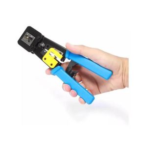 Alicate Crimpar Rede Rj45 Ez Crimp + 200 Conectores Cat5/6