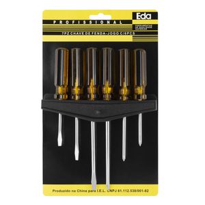 Jogo de Chaves Fenda/Philips 7PZ EDA