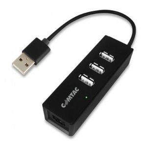 Hub USB 2.0 3 Portas + 1 Porta Lan 10/100