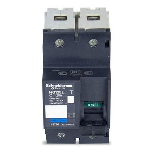 Disjuntor NG125L Caixa Moldada Termom 2P 690V 50KA 20A