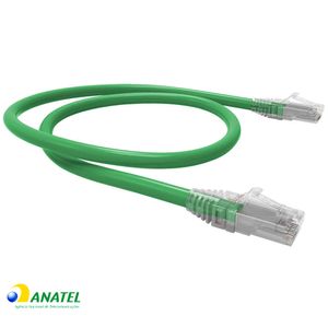 Patch Cord Cat5e U/UTP CM Multilan Furukawa Verde 2,50 Metros