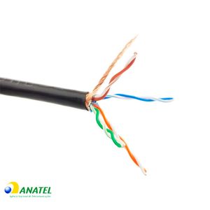Cabo de Rede Cat5e U/FTP CM Prysmian Preto