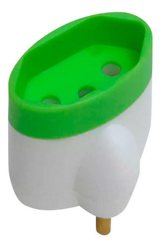 Adaptador de Tomada Reverso 2P+T 15A 250V Branco