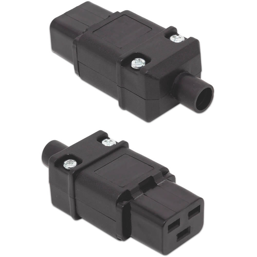 Plugue Fêmea IEC C19 16A 250V 2P+T