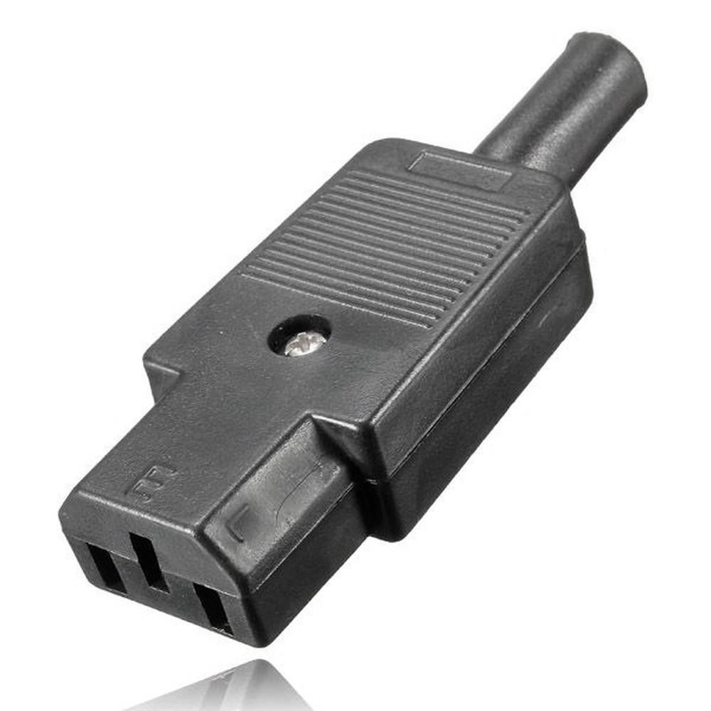 Tomada AC 2P+T Fêmea Para Cabo - C13