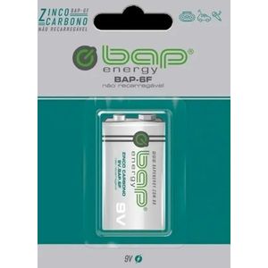 Bateria 9V Comum Zinco - 1 unidade - BAP6F