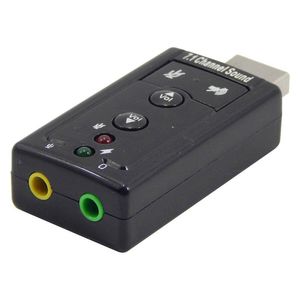 Adaptador de Som 7.1 USB 2.0 Externo