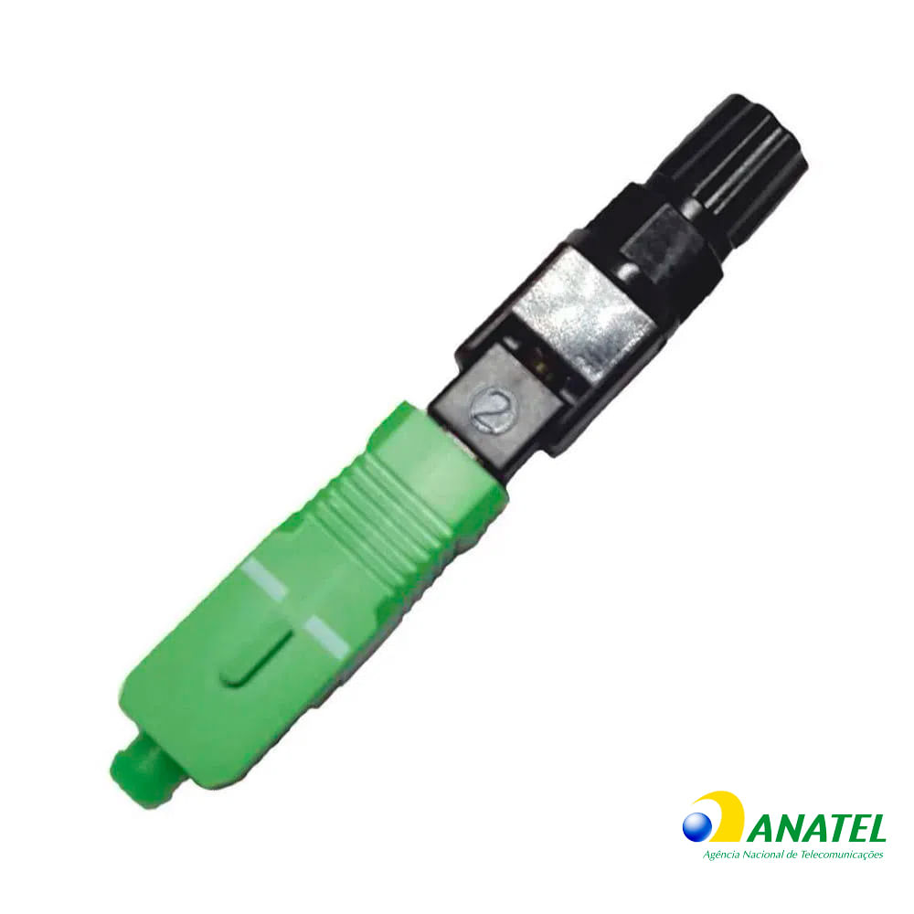 Conector Óptico Monomodo SC/APC Verde
