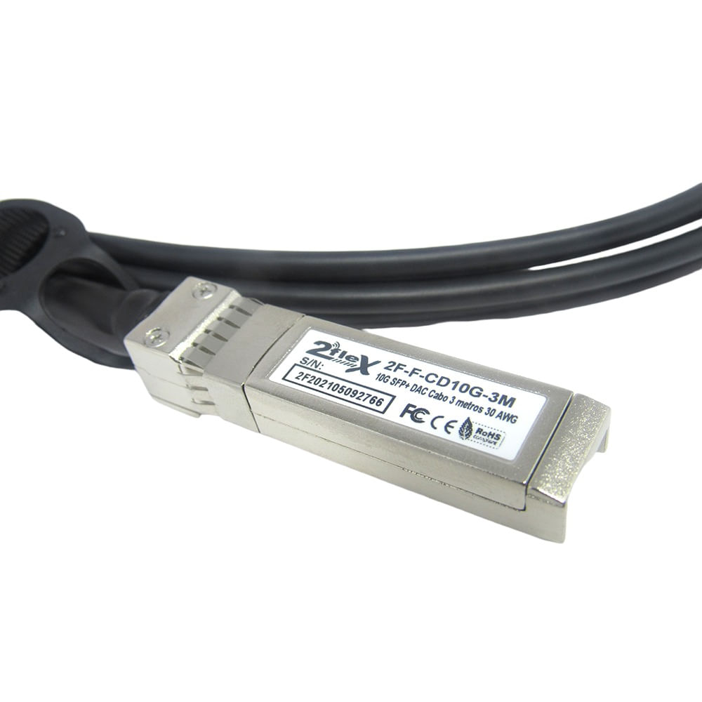 Cabo de Conexão Direta DAC SFP 10G 3,0 Metros