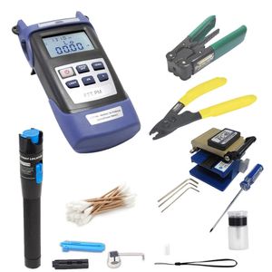 Kit Ferramentas Fibra Óptica Básico com 13 peças