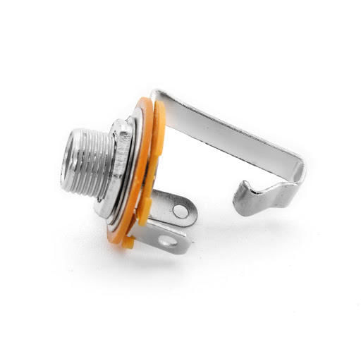 Conector Jack J10 Mono Circuito Aberto - Prata