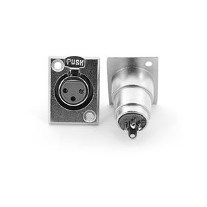 Conector Canon Fêmea para Painel