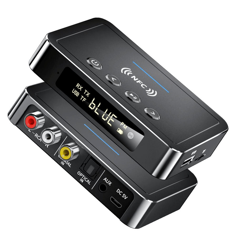 Transmissor e Receptor Bluetooth/NFC Áudio Digital e Analógico
