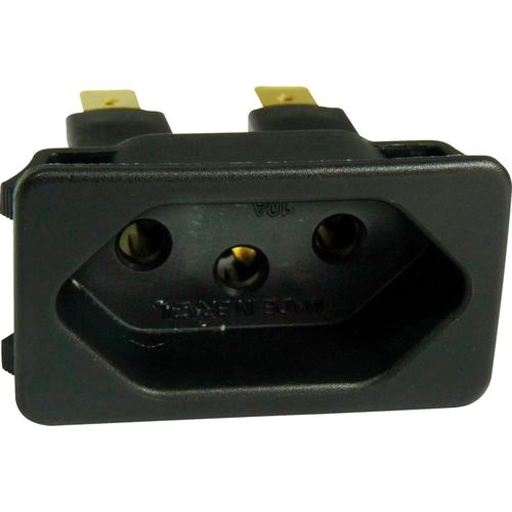 Tomada 2P+T 250V 10A TPA2-3 E2F