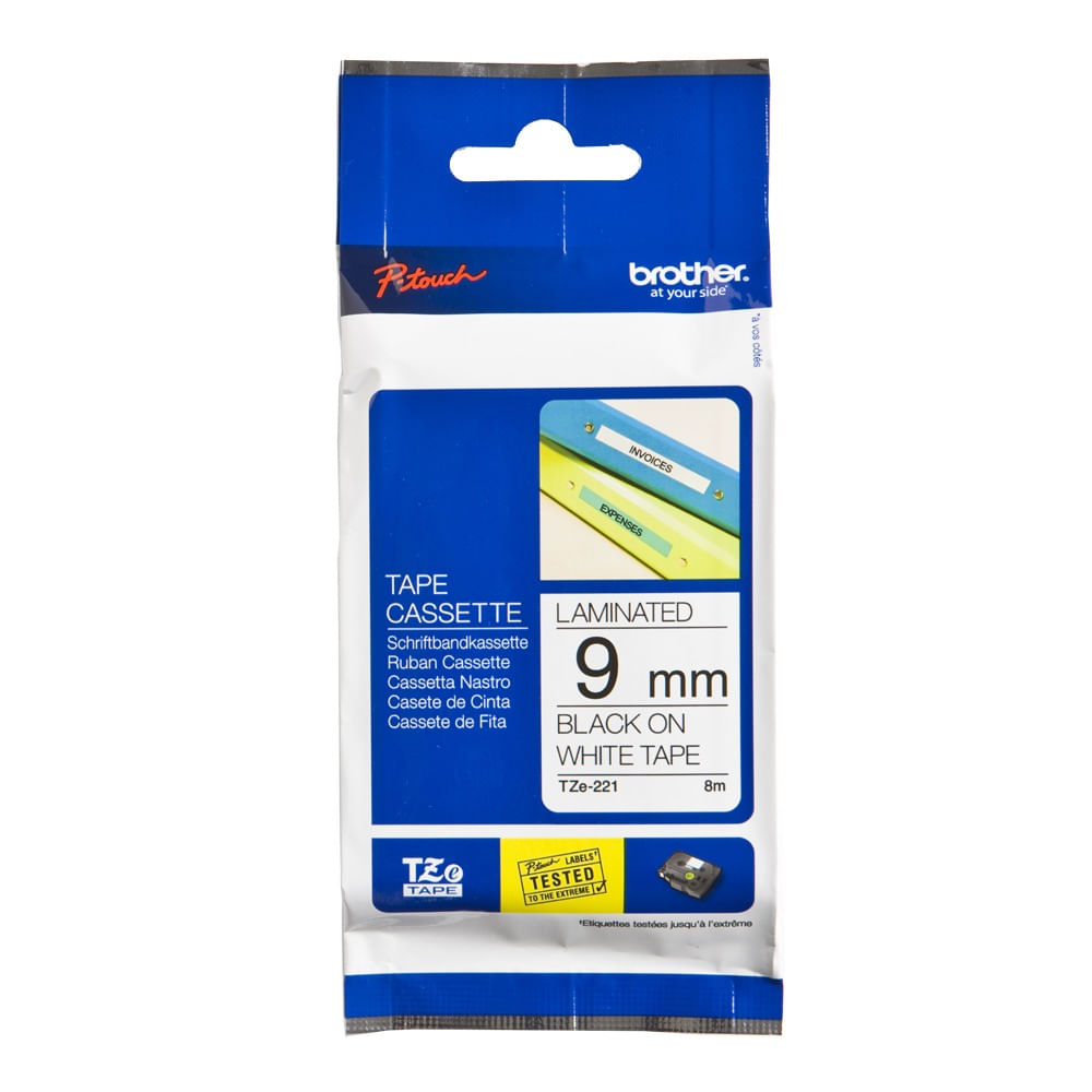 Fita para Rotuladora 9mm TZE221