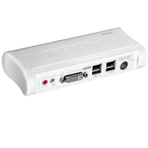 Switch KVM DVI com 2 Portas USB com Áudio TK-204UK