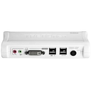 Switch KVM DVI com 2 Portas USB com Áudio TK-204UK