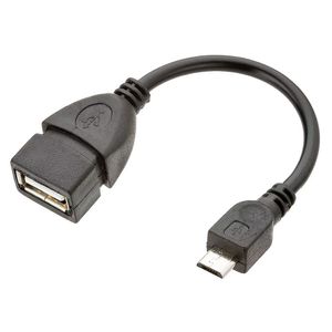 Cabo Adaptador Micro USB V8 para USB Fêmea OTG