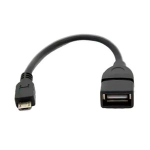 Cabo Adaptador Micro USB V8 para USB Fêmea OTG