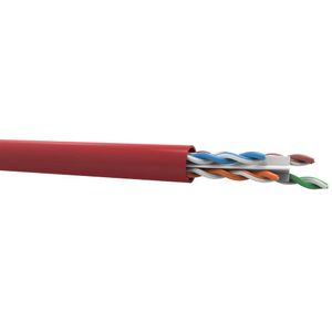 Cabo de Rede CAT6 U/UTP LSZH Prysmian Vermelho