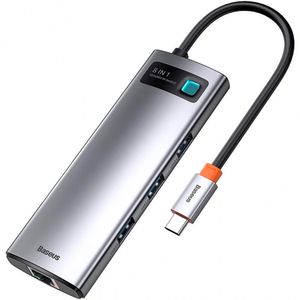 Hub USB Multifuncional Tipo-C 8 em 1