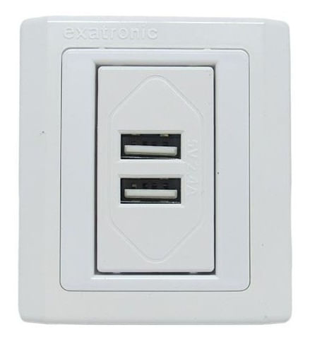Placa para Móveis com 2 Módulos USB 2.1A Ultra Rápido