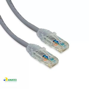 Patch Cord Cat6 U/UTP CM Gigalan Furukawa Cinza 1,50 Metros