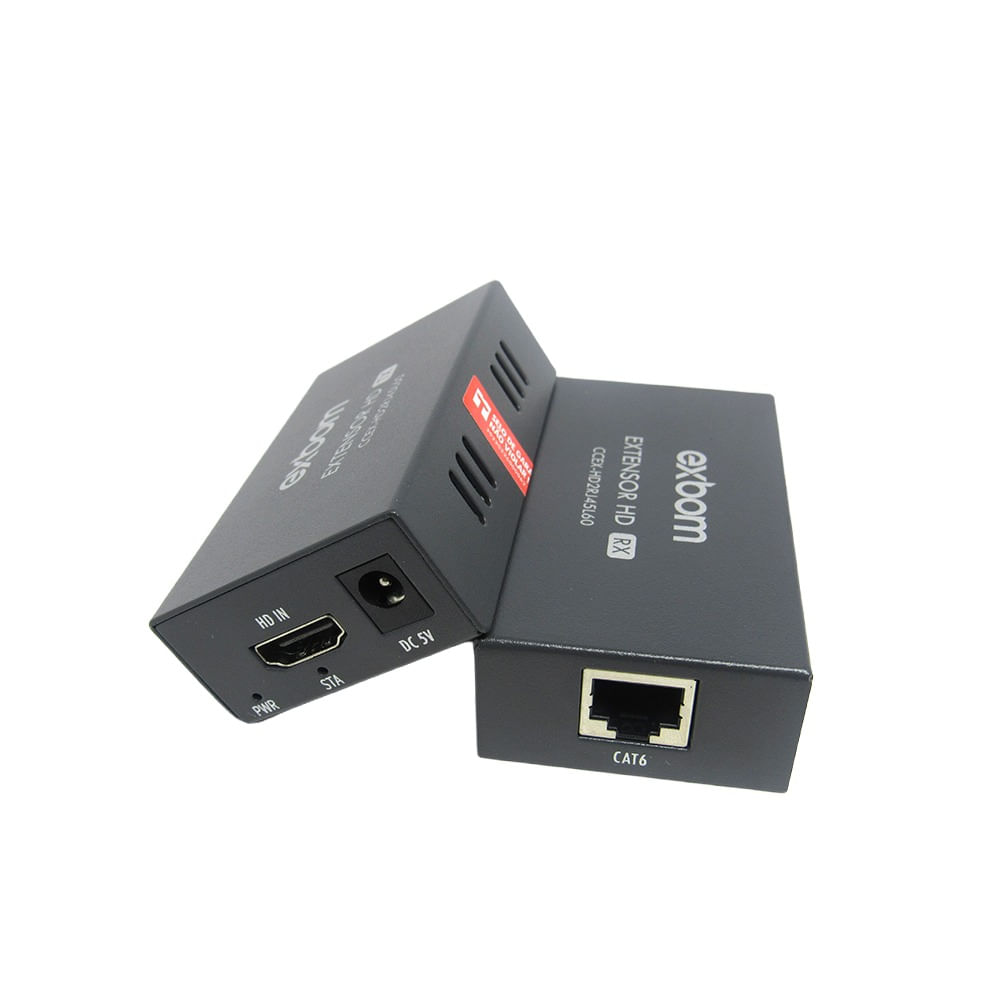 Extensor HDMI via Cabo de Rede Até 60,0 Metros