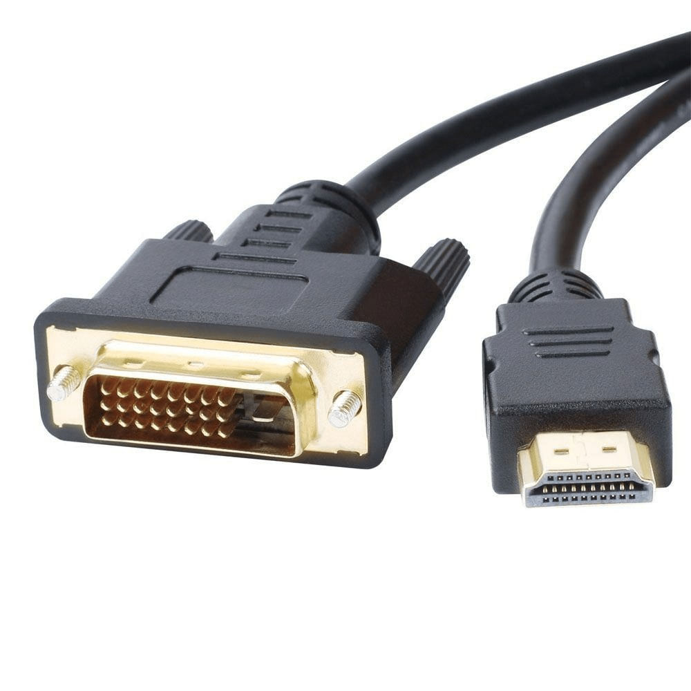 Cabo DVI para HDMI 24 + 1 2,0 Metros Cabo HDMI Macho x DVI Macho 24+1 - 2mts