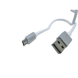 Cabo USB para V8 Branco 2,0 Metros