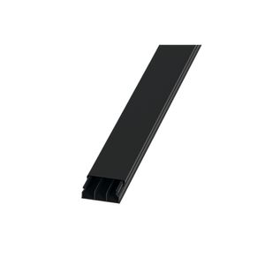 Canaleta Minicanal HTA5020 Preta Hellermann